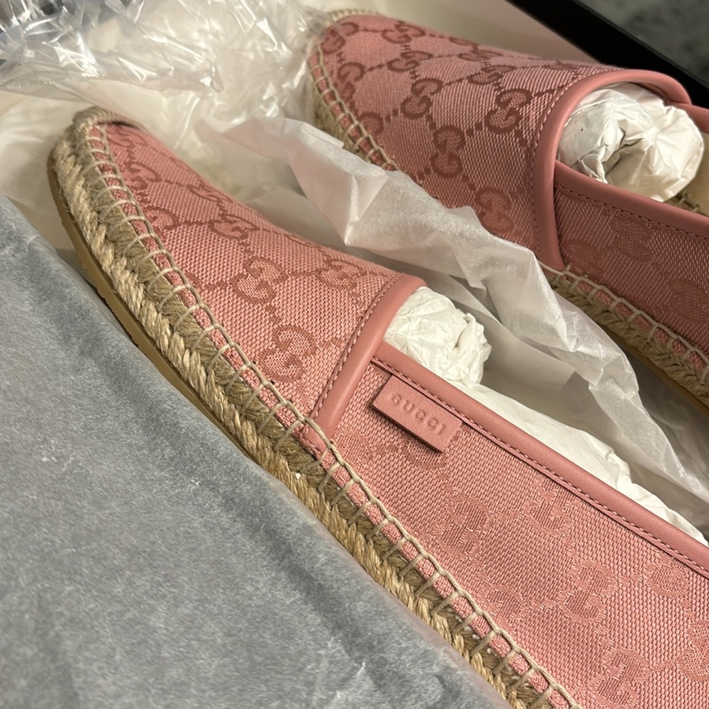 Gucci Soft Pink Espadrilles